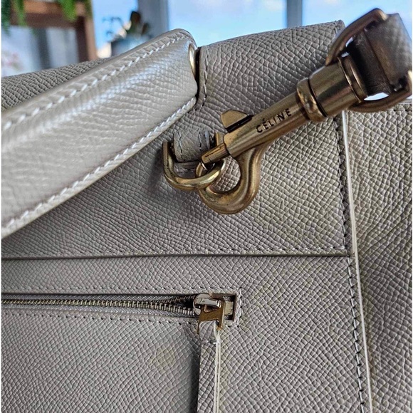 CELINE Grained Calfskin Belt Bag - Picture 3 of 7